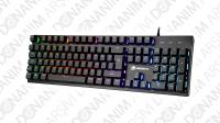 GameBooster G76K "Attack" Rainbow Aydınlatmalı Semi-Mechanical Oyun Klavyesi